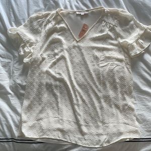 White textured Blouse